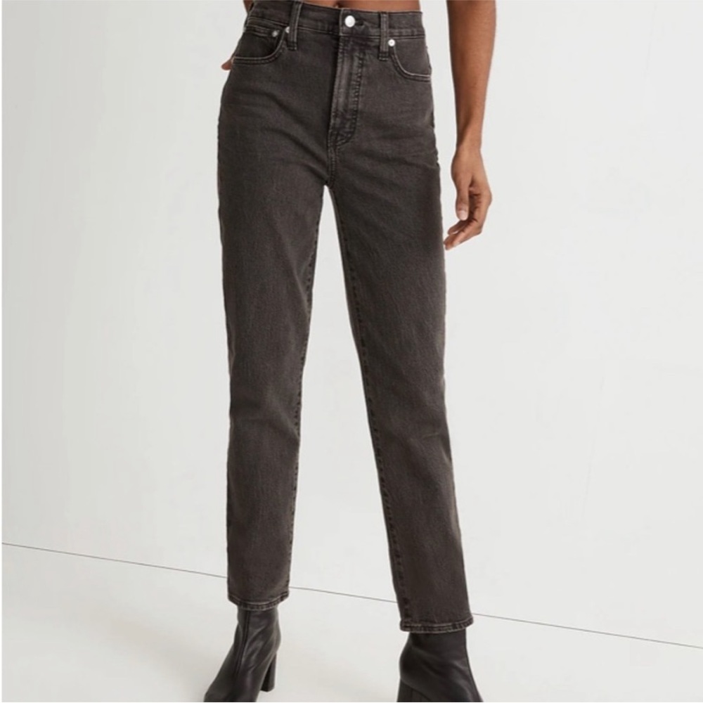 Madewell perfect vintage straight jean in lunar wash